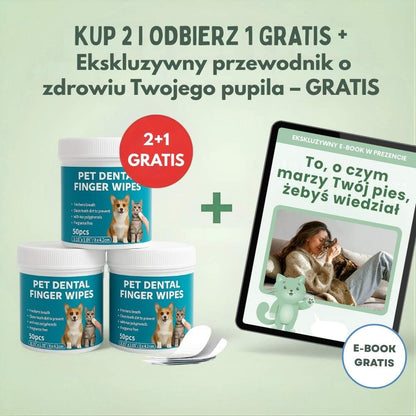 DentaFresh – Chusteczki do Czyszczenia i Ochrony Zębów dla Psów