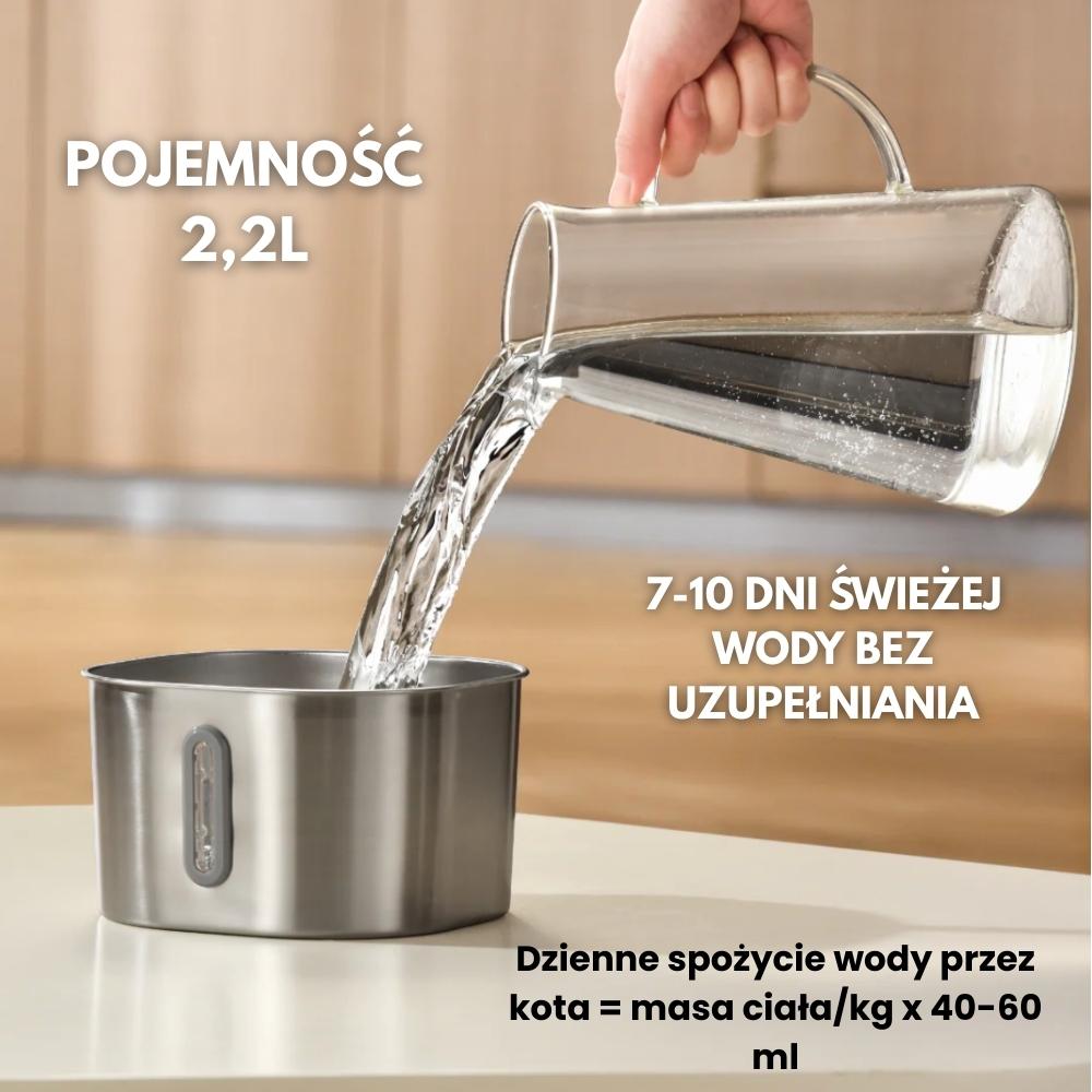 Fontanna wodna dla kotów