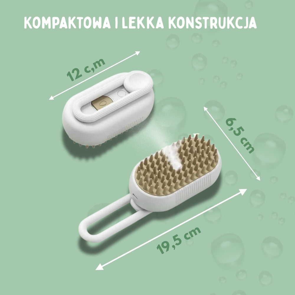 Wielofunkcyjna szczotka parowa 4 w 1 dla psów