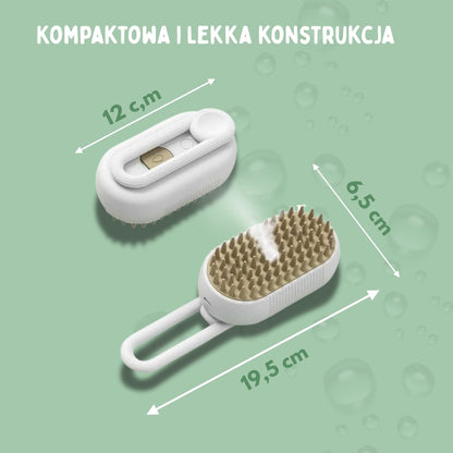 Wielofunkcyjna szczotka parowa 4 w 1 dla psów