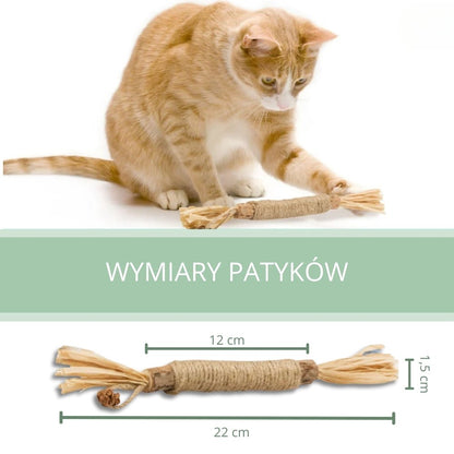 Patyczki dentystyczne z Silvervine dla kotów