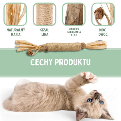 Patyczki dentystyczne z Silvervine dla kotów
