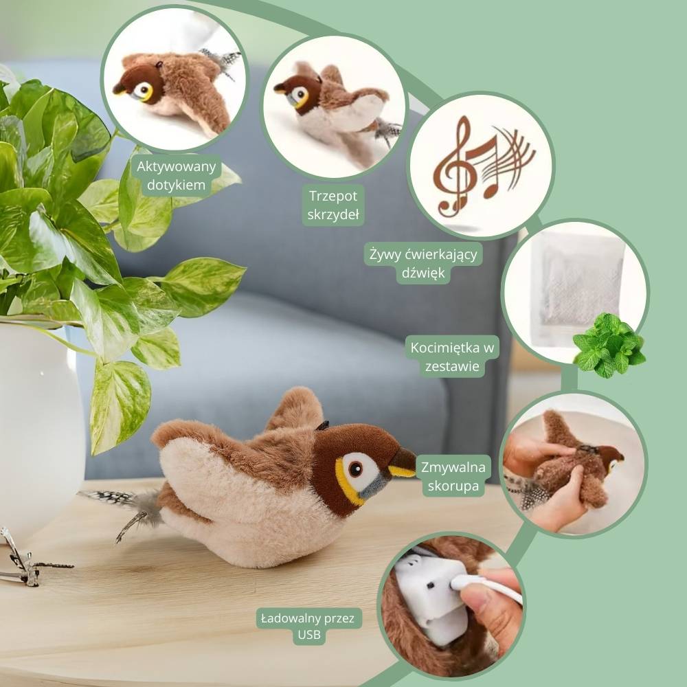 Interaktywna zabawka dla kotów