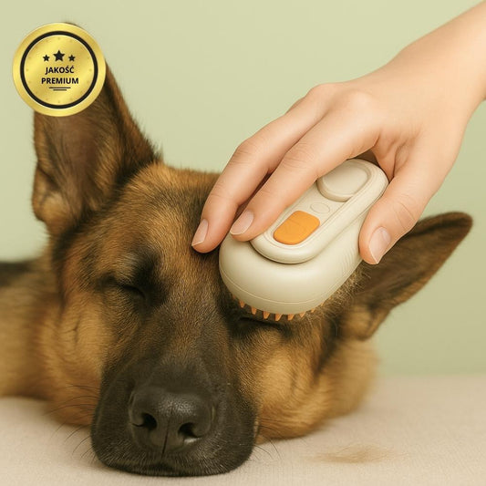 Wielofunkcyjna szczotka parowa 4 w 1 dla psów