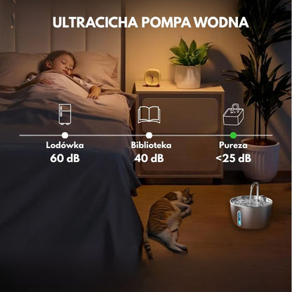 Fontanna wodna dla kotów