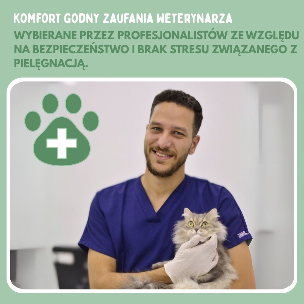 Wielofunkcyjna szczotka parowa 4-w-1 dla kotów