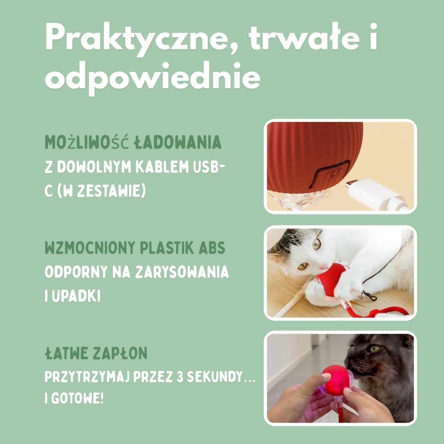 SmartChase - Inteligentna piłka dla kotów